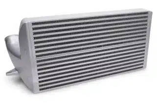 a close-up of a metal radiator